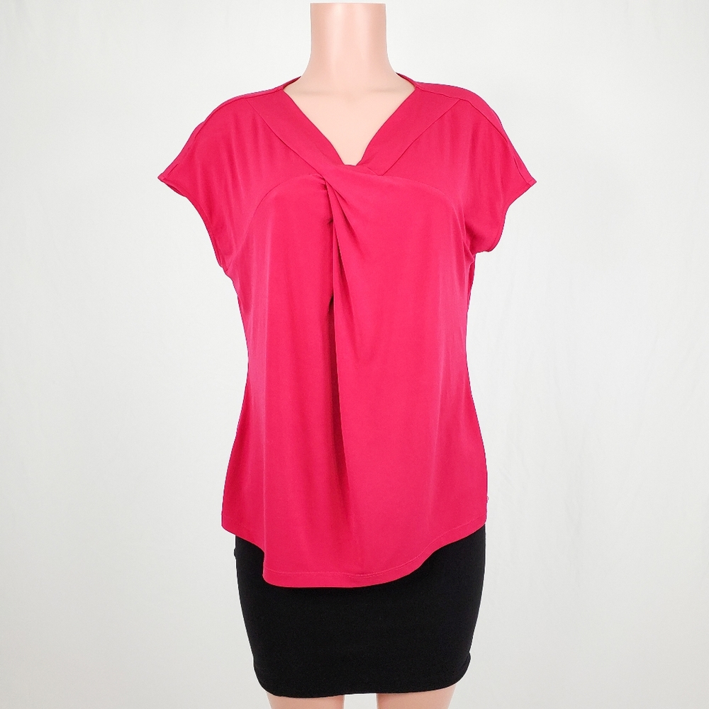 Liz Claiborne Hot Pink Sleeveless Top Size Large